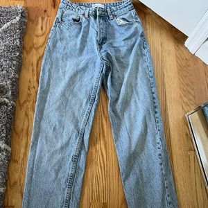 Zara high-waisted jeans size 2